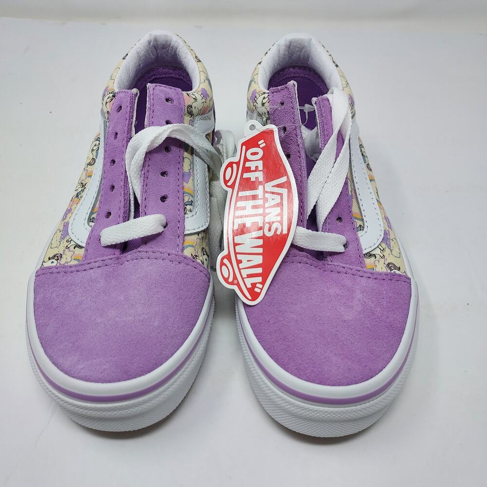 NEW Vans 'Glow In The Dark' Mythical Unicorns Glow Sheer Lilac Size 1 - Picture 2 of 9